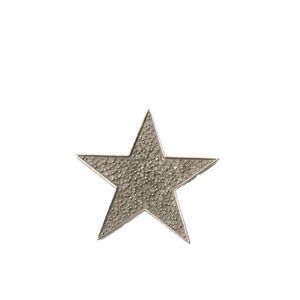 Designer Womens 925 Silver White Topaz Pave Star Pendant 2.6" 5.9g